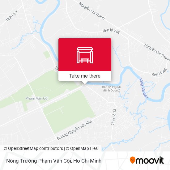 Nông Trường Phạm Văn Cội map