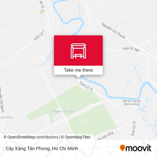 Cây Xăng Tân Phong map