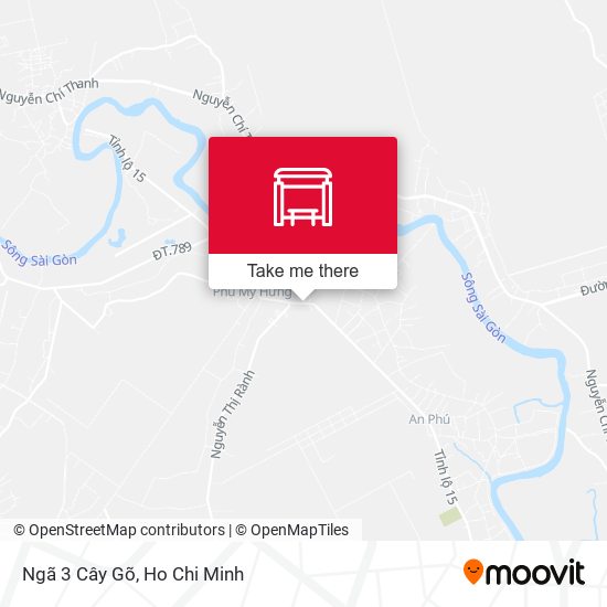 Ngã 3 Cây Gõ map