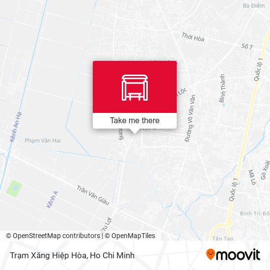 Trạm Xăng Hiệp Hòa map