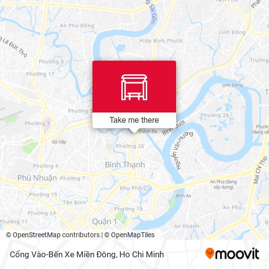 Cổng Vào-Bến Xe Miền Đông map