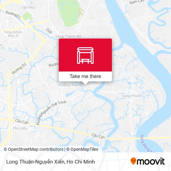 Long Thuận-Nguyễn Xiển map