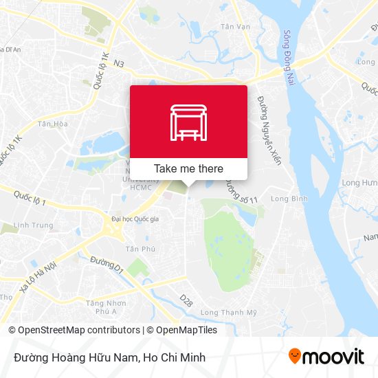 Đường Hoàng Hữu Nam map