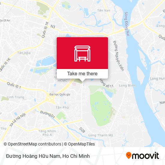 Đường Hoàng Hữu Nam map