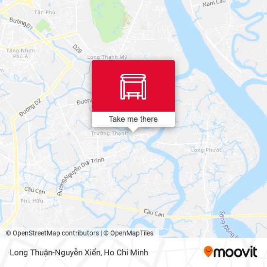 Long Thuận-Nguyễn Xiển map