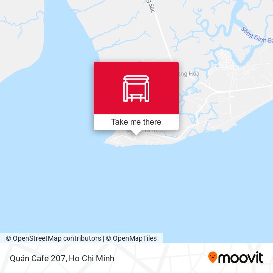 Quán Cafe 207 map