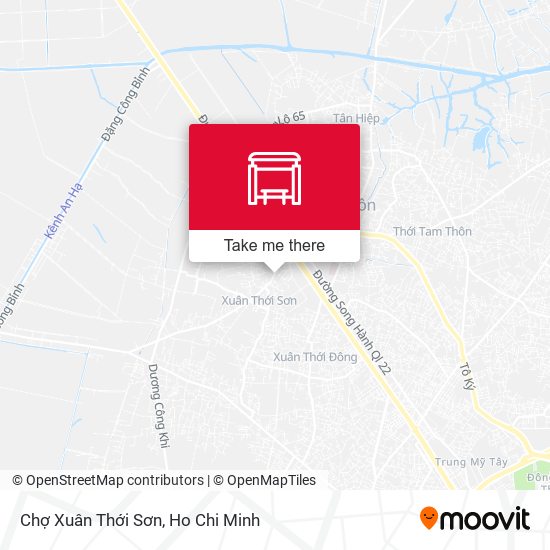 Chợ Xuân Thới Sơn map