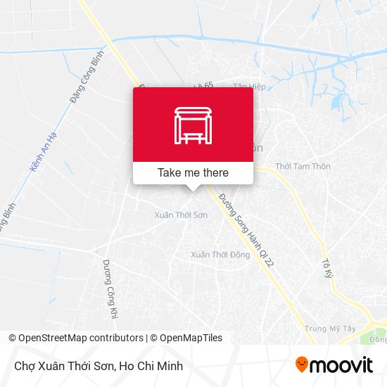 Chợ Xuân Thới Sơn map