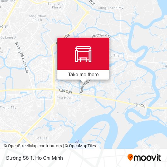 Đường Số 1 map