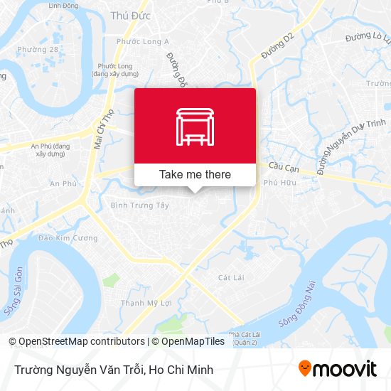 Trường Nguyễn Văn Trỗi map