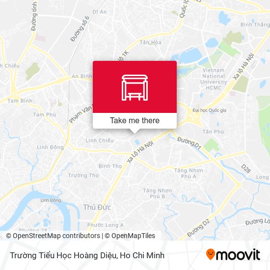 Trường Tiểu Học Hoàng Diệu map