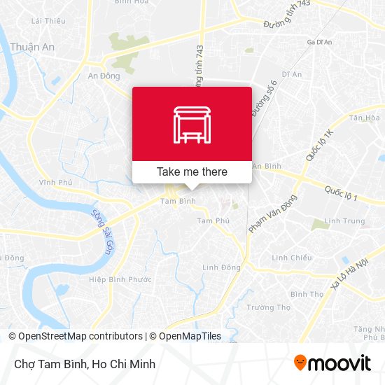 Chợ Tam Bình map