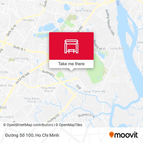 Đường Số 100 map