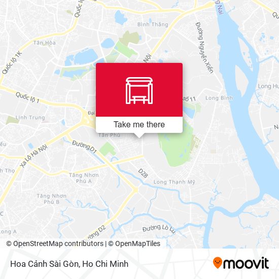 Hoa Cảnh Sài Gòn map