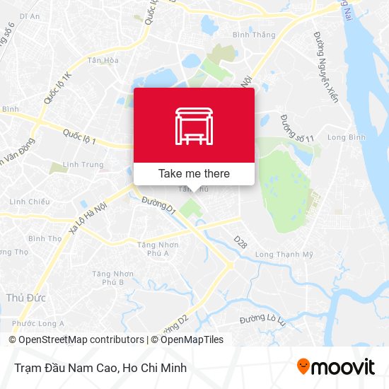 Trạm Đầu Nam Cao map