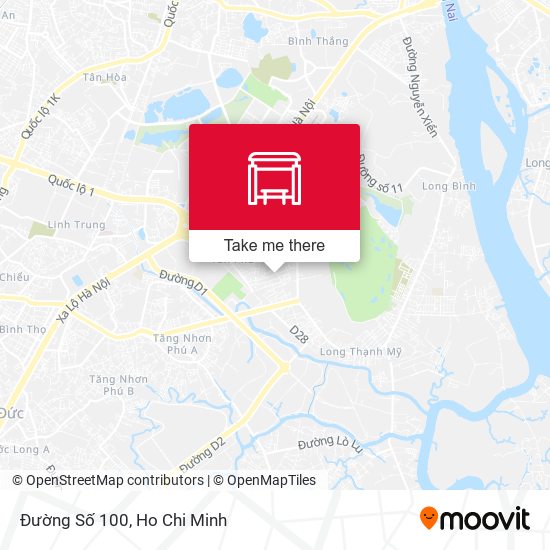 Đường Số 100 map