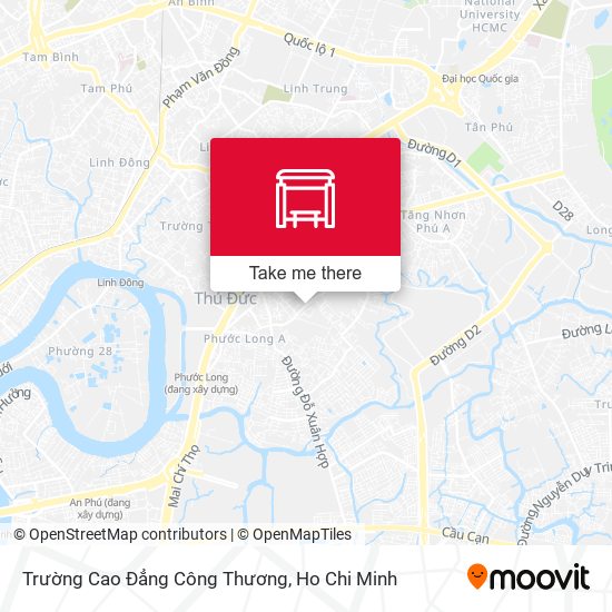 Trường Cao Đẳng Công Thương map