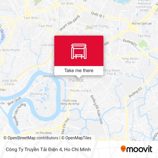 Công Ty Truyền Tải Điện 4 map