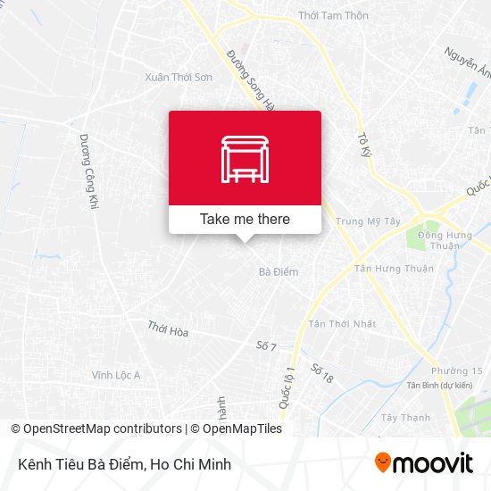 Kênh Tiêu Bà Điểm map