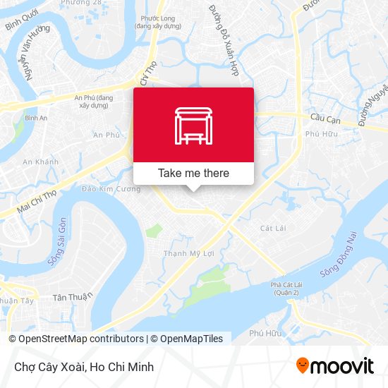 Chợ Cây Xoài map