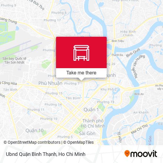 Ubnd Quận Bình Thạnh map