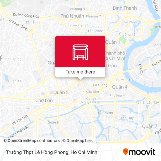 Trường Thpt Lê Hồng Phong map