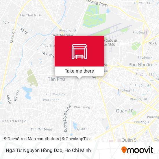 Ngã Tư Nguyễn Hồng Đào map