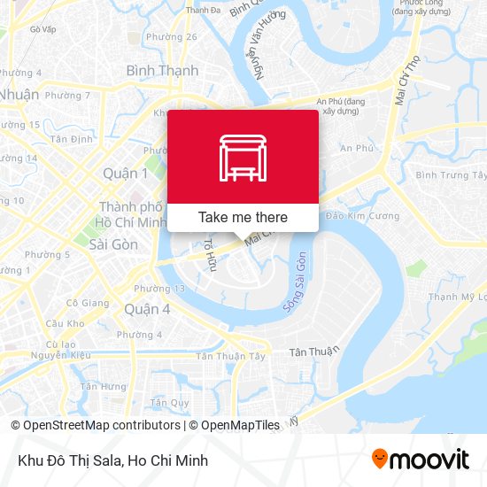 Khu Đô Thị Sala map