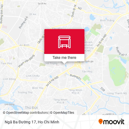 Ngã Ba Đường 17 map