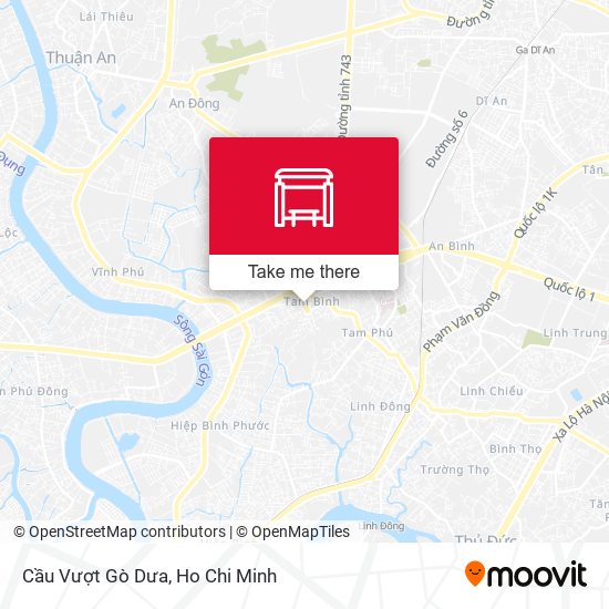 Cầu Vượt Gò Dưa map