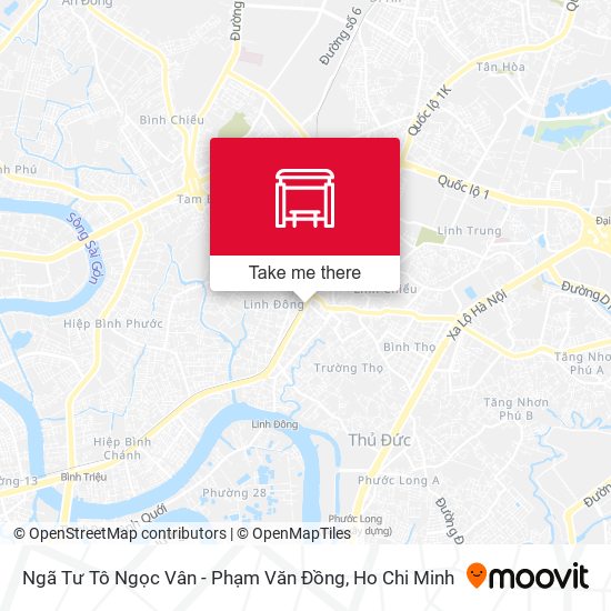 Ngã Tư Tô Ngọc Vân - Phạm Văn Đồng map