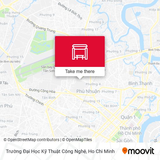 Trường Đại Học Kỹ Thuật Công Nghệ map