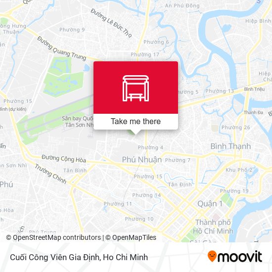 Cuối Công Viên Gia Định map