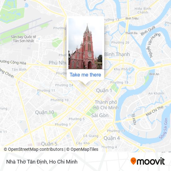 Nhà Thờ Tân Định map