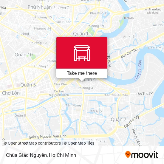 Chùa Giác Nguyên map