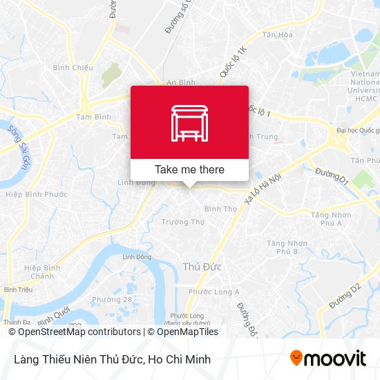 Làng Thiếu Niên Thủ Đức map