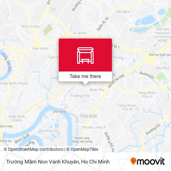 Trường Mầm Non Vành Khuyên map