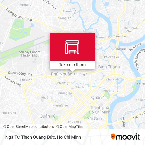 Ngã Tư Thích Quảng Đức map