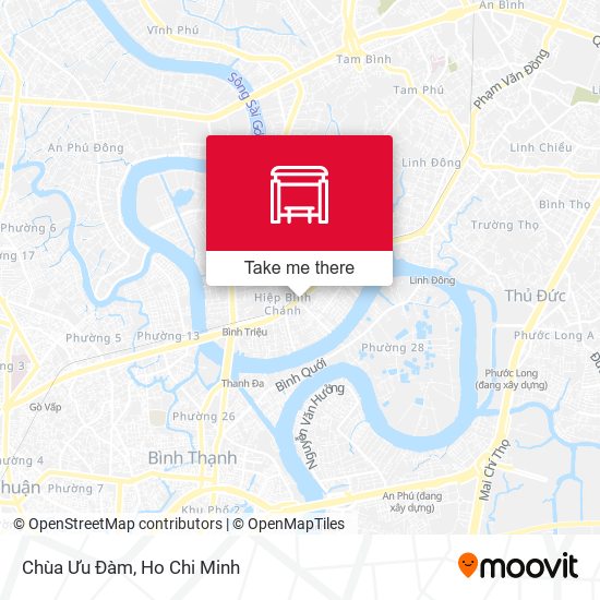 Chùa Ưu Đàm map