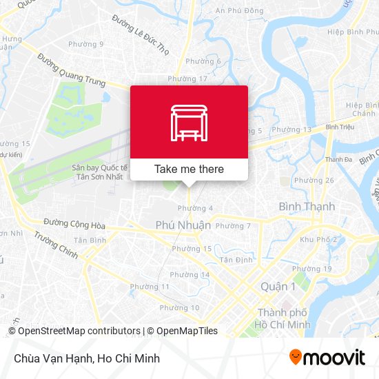 Chùa Vạn Hạnh map