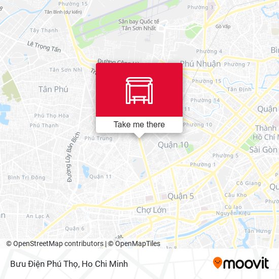 Bưu Điện Phú Thọ map