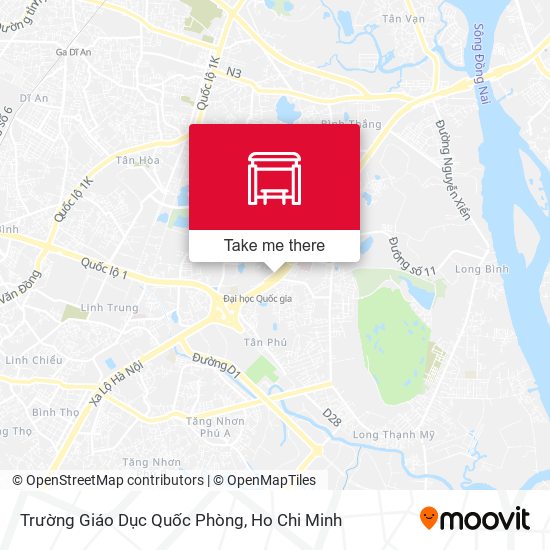 Trường Giáo Dục Quốc Phòng map