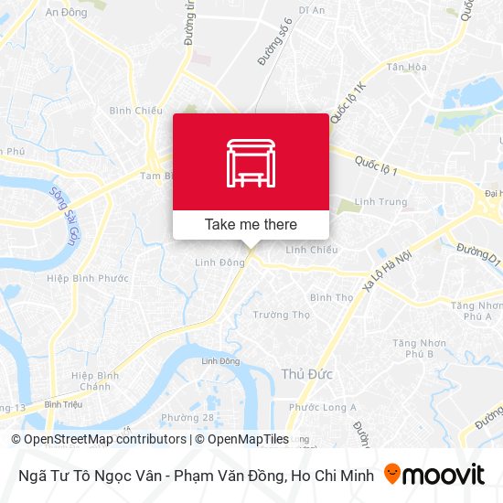 Ngã Tư Tô Ngọc Vân - Phạm Văn Đồng map