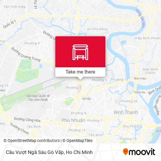 Cầu Vượt Ngã Sáu Gò Vấp map