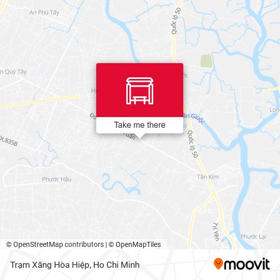 Trạm Xăng Hòa Hiệp map