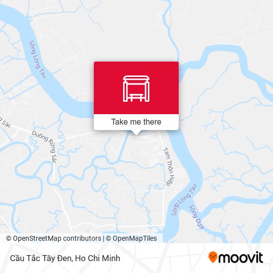 Cầu Tắc Tây Đen map