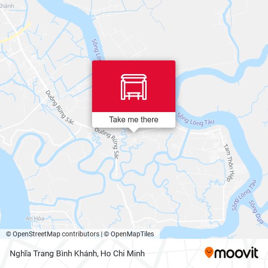 Nghĩa Trang Bình Khánh map