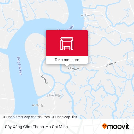 Cây Xăng Cẩm Thanh map
