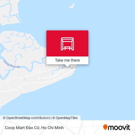 Coop Mart Đào Cử map