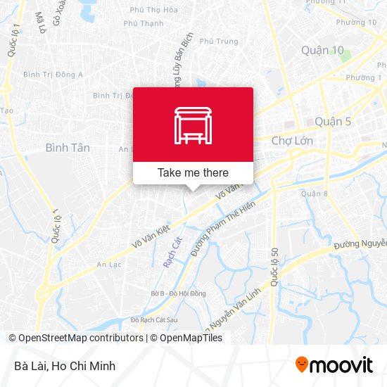 Bà Lài map